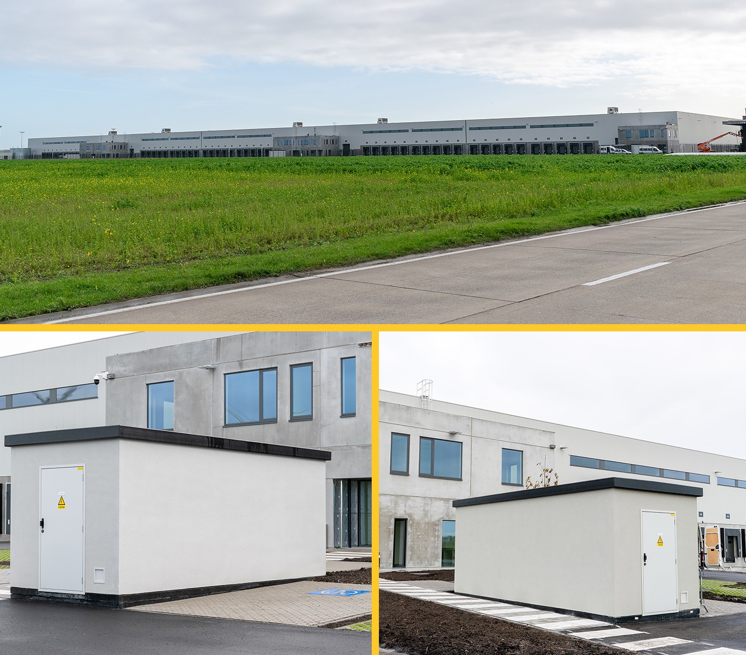 7 cabines pour un immense nouveau centre de distribution à Zeebruge